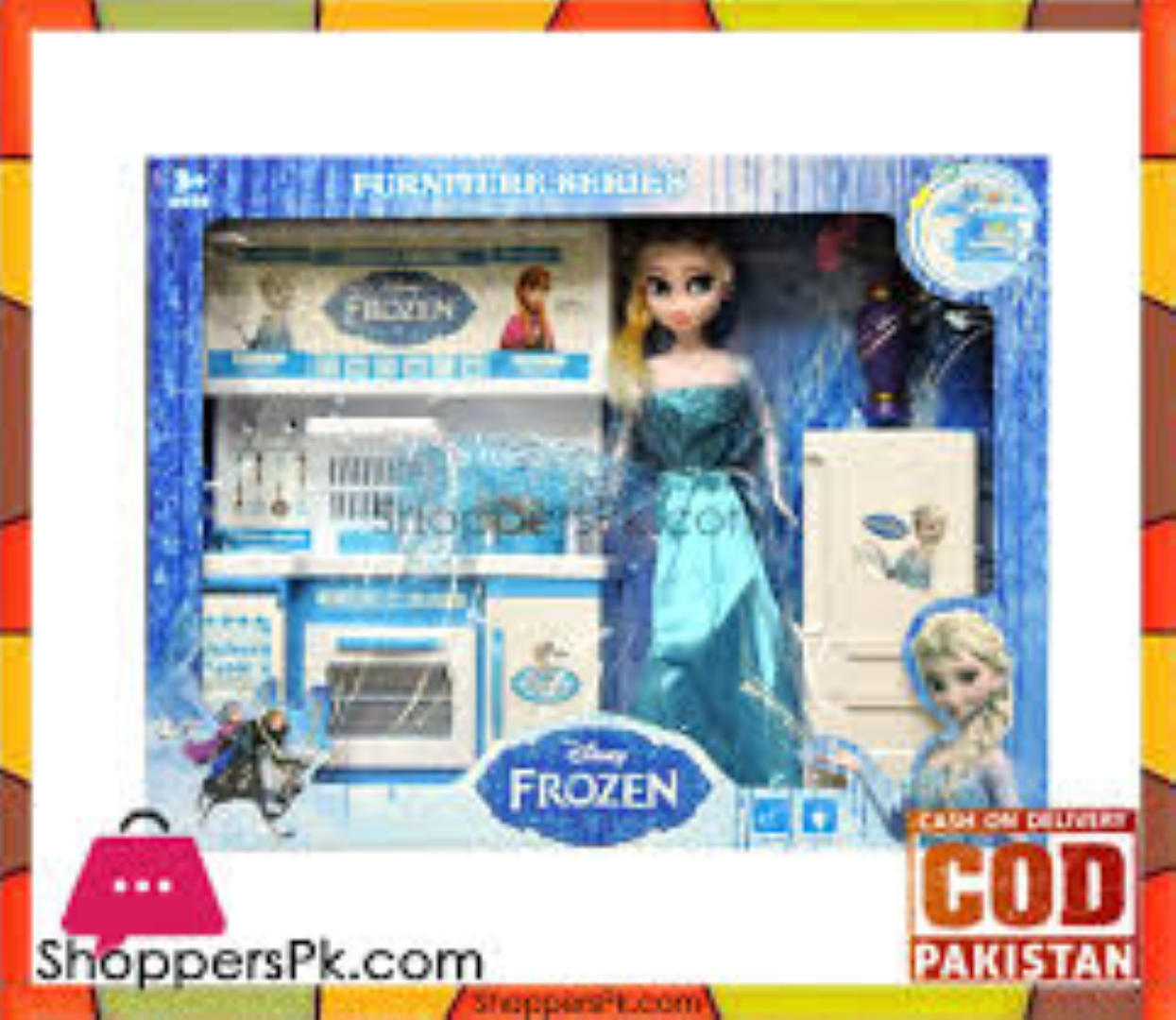 SNOW DOLL WITH MUSIC KITCHEN LARGE 700049
